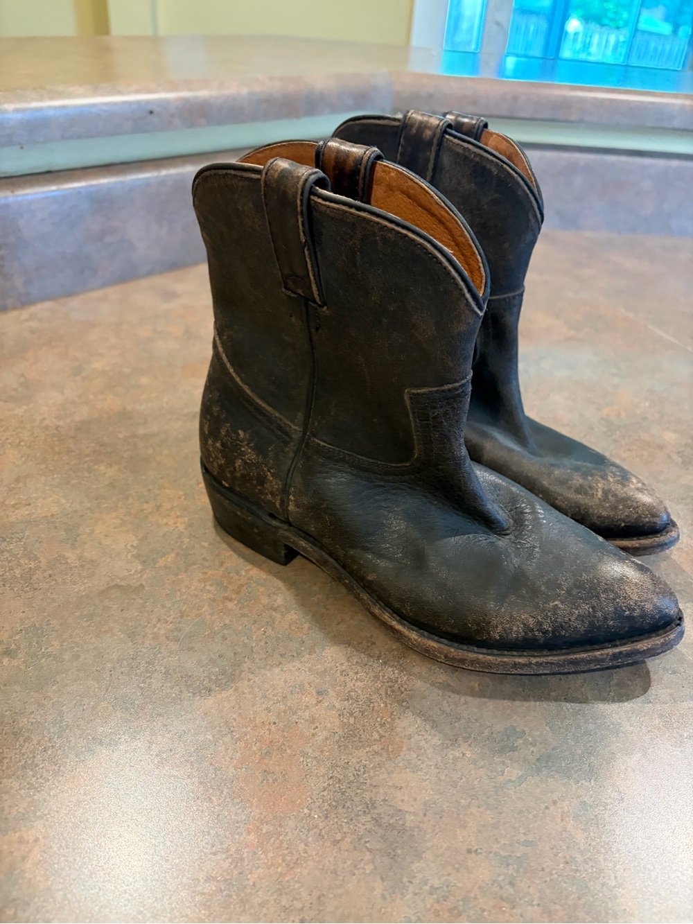 FRYE Billy short boots distressed - Picture 2 of 8
